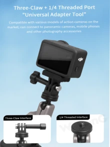 Giá đỡ hút chân không đa năng cho máy quay thể thao, tương thích với Hero 13/12/11/10/9/8/7/6/5/4/3 hoặc Osmo Action 6/5 Pro/4/3/360/Pocket 3/Nano hoặc X5/X4/X3/X2/Ace Pro/Ace Pro 2/Go3/Go3S/Go Ultra hoặc Akaso Brave 4/5/6/7/8 hoặc máy quay Campan ACT74/ACT100/D01/X30, có thể điều chỉnh, phù hợp với nhiều thiết bị, góc quay linh hoạt có thể tháo rời. - Nhiều màu - Xem 10