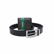 Men's Large Button Wallet Kit + Double-Sided Belt Offer - 彩色 - 查看 1