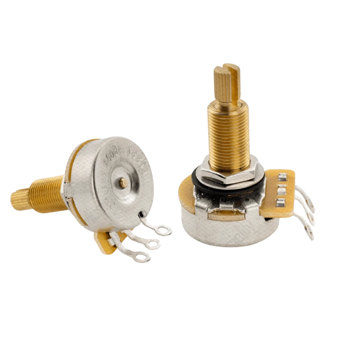 Potenciometro Jumbo Proline 500k Tono. POTENCIOMETRO JUMBO DE POSTE EXTRA ALTO VALOR 500K TRIPLE CONECCION DE PINES PARA PASTILLAS HUMBUCKER - Dorado - Ver 1