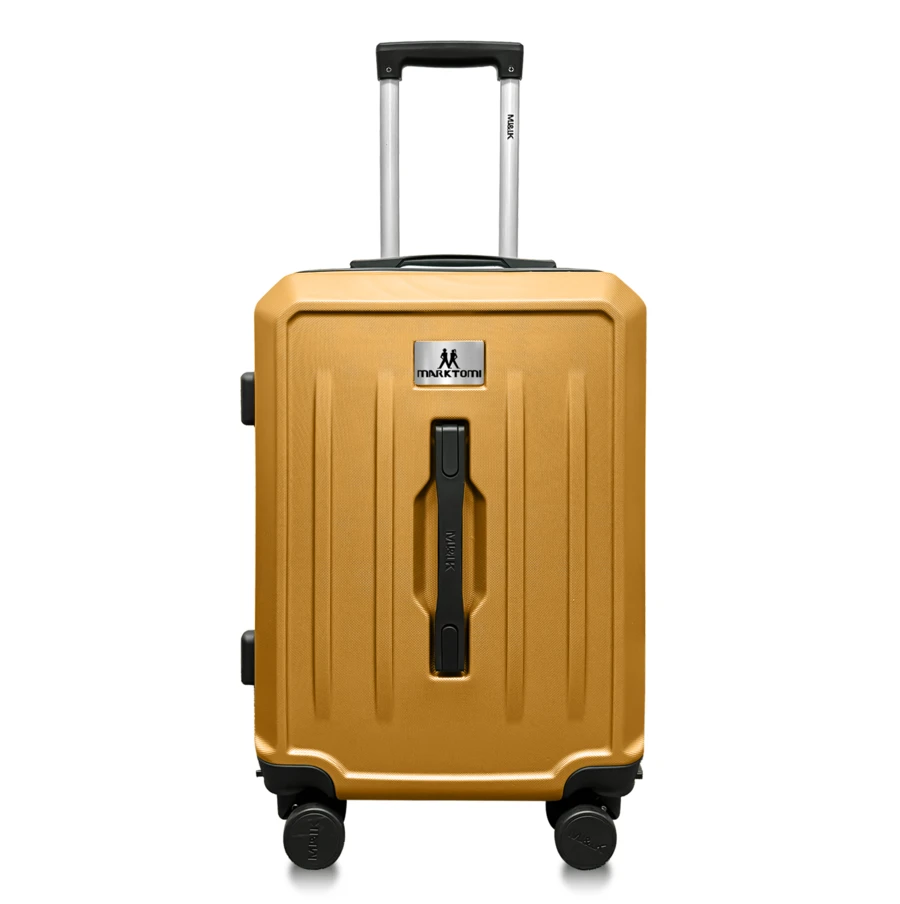 Maleta Rígida 20" con 4 Ruedas Giratorias 360°, Candado Integrado y Gran Capacidad - Equipaje de Cabina para un Viaje sin Esfuerzo - Naranja - Ver 1