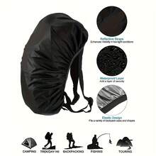 1pc Full Size Outdoor Backpack Rain Cover, Suitable For 20-70L Backpacks, High Quality Durable Nylon Waterproof Cover, Suitable For Hiking And Cycling, Lightweight And Wear-Resistant, Back To School Season - Multicolor - View 6
