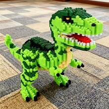 1pc 4009pcs Dinosaur & Animal Building Blocks Set - Educational 3D Puzzle, Hands-On Construction Toy, Suitable For Holiday Gifts, School Rewards And Christmas Surprises - Multicolor - View 6