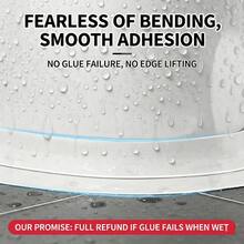 1 Roll Waterproof Sealing Tape, Suitable For Kitchen/Bathroom/Bathroom/Tile Joints And Corners, Self-Adhesive Flexible Caulk Tape, Suitable For Bathtubs And Shower Rooms, Easy To Apply, Can Fill Gaps On Countertops And Toilet Base, Form A Tight Seal To Prevent Water Damage, Durable PVC Material, Keep Your Kitchen And Bathroom Dry And Fresh, Ideal Choice For Sealing Edges And Corners.Kitchen Essential.Bathroom Essential.Bathroom Accesssories - 白色 - 查看 8
