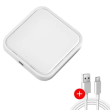 15W无线充电板，兼容 16/15/14/13/12/11 Max/XS，快速无线充电站，也兼容三星Galaxy S25/S24/S23/S22/S20 - 白色 - 查看 9