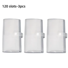 1/3件装 3英寸相册书，票夹，多功能收纳册，观星者，明信片，三格收纳盒，旅行回忆收藏家，女神必备，全球粉丝，照片收藏爱好者，通用 - 透明色 - 查看 13