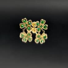 Women Fine Stud Earrings - 綠色 - 查看 4
