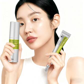 视黄醇精华液 15ml + 视黄醇精华 30ml | 视黄醇紧致精华液 | 收缩毛孔，淡化皱纹和细纹，紧致肌肤 15ml | 维他命 A 视黄醇紧致精华液，蕴含纯维他命 A 视黄醇、胜肽，收缩毛孔，淡化皱纹和细纹，紧致肌肤，抗衰老，柔滑肌肤 30ml