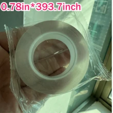 1 Roll Super Strong Double-Sided Nano Tape | Thickened Transparent, No Residue, Adhesive For Plastic, Wood, Glass And Metal - PE Material, High Viscosity - 1 Roll/adhesive Fixing Nano Glue - View 2