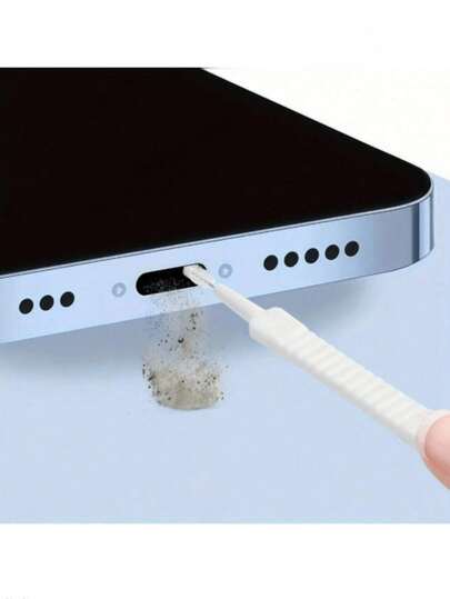 10/20件套多功能清洁套装，适用于智能手机充电口，包含扬声器和耳机插孔防尘塞，以及屏幕和麦克风清洁刷。兼容15、14、13、12和11型号。也适用于厨房、浴室、家居及其他家用清洁。