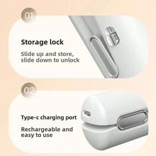 Máy duỗi tóc không dây 2 trong 1 sạc USB, máy duỗi tóc cầm tay không dây, máy duỗi tóc mini gốm sứ du lịch với 4 chế độ nhiệt và chế độ nhanh, thích hợp cho gia đình, du lịch và làm quà tặng. - Nhiều màu - Xem 9