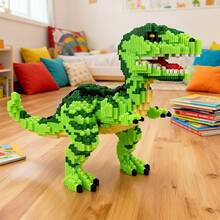 1pc 4009pcs Dinosaur & Animal Building Blocks Set - Educational 3D Puzzle, Hands-On Construction Toy, Suitable For Holiday Gifts, School Rewards And Christmas Surprises - Multicolor - View 8