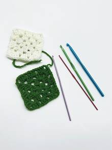 12 piezas de ganchos de crochet de aluminio, agujas de crochet pequeñas de 2mm/3mm/4mm/5mm, adecuadas para manualidades de tejido, ganchillo, tejer. Juego de ganchos de crochet y accesorios, apropiados para principiantes y uso didáctico