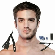 Porta Navaja/ Navaja Para Afeitar/ Porta Navaja Barbero - Negro - Ver 2