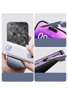 Kit de limpieza multifuncional 7 en 1, cepillo limpiador de teclado para portátil, auriculares, teléfono, herramienta para eliminar el polvo - Multicolor - Ver 6