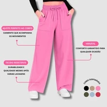 Women's Sweatpants - 粉色 - 查看 3
