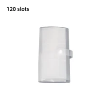 1/3件装 3英寸相册书，票夹，多功能收纳册，观星者，明信片，三格收纳盒，旅行回忆收藏家，女神必备，全球粉丝，照片收藏爱好者，通用 - 透明色 - 查看 9