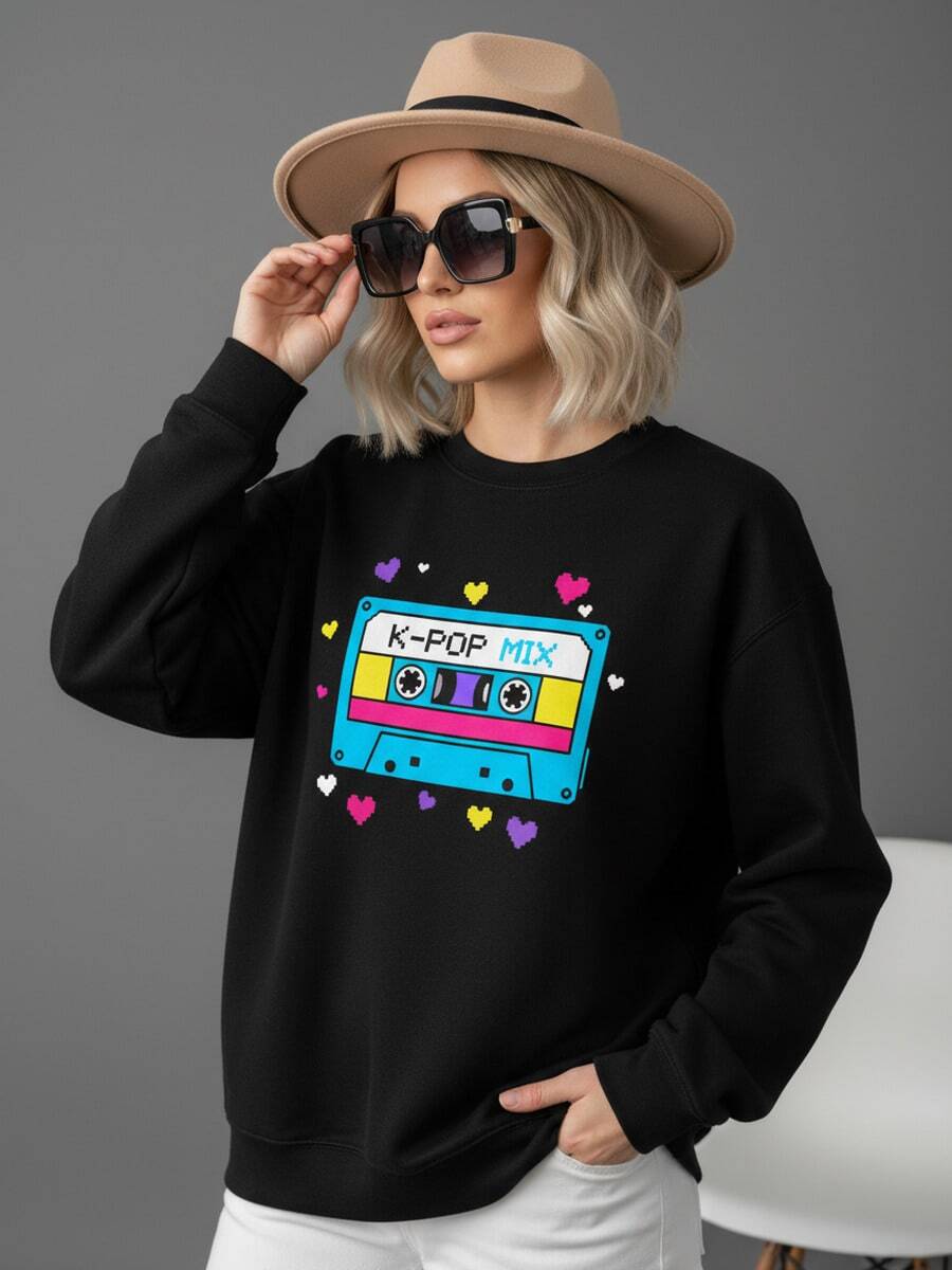 Casual Women S T Hoodie KPOP SEVEN 7 JUNG KOOK Female Short Sleeve Summer Harajuku Fashion Couple Kaw Hoodie_914_t1 - 黑色5 - 查看 1