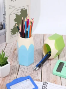 1 hộp đựng bút hình bút chì, hộp đựng bút chì, cốc đựng bút để bàn dễ thương, hộp đựng cọ trang điểm, lọ đựng bút chì, giá đựng văn phòng phẩm hoạt hình, hộp đựng văn phòng phẩm sáng tạo, thích hợp cho văn phòng, trang trí nhà cửa, hộp đựng bút hình bút chì sáng tạo, hộp đựng đồ để bàn dung tích lớn, cốc đựng bút để bàn dễ thương, hộp đựng cọ trang điểm, giá đựng văn phòng phẩm hoạt hình nhiều màu sắc, thích hợp cho trường học, văn phòng, trang trí bàn làm việc tại nhà, món quà tuyệt vời cho bạn bè, học sinh. - Nhiều màu - Xem 6