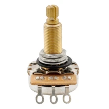 Potenciometro Jumbo Proline 500k Tono. POTENCIOMETRO JUMBO DE POSTE EXTRA ALTO VALOR 500K TRIPLE CONECCION DE PINES PARA PASTILLAS HUMBUCKER - Dorado - Ver 7