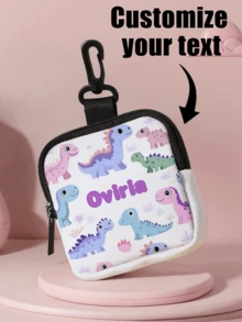 1 Stück individuell beschriftbare Münztasche/Beutel, geeignet für Mädchen und Jungen, leicht, vielseitiger Accessoire-Beutel als Geschenk für Freunde, Geburtstag, Kindertag