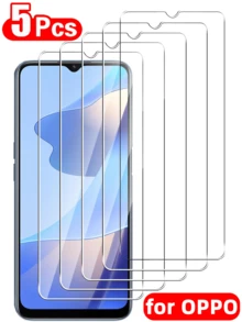 5pcs Tempered Glass Screen Protector For OPPO, High Definition High Aluminum Glass Tempered Film, Full Screen Borderless, Anti-Fingerprint, Anti-Explosion, Precise Fit, Easy Installation, Supports Fingerprint Unlock, Mobile Phone Accessories - 1.5CM Anti-Shattering Hard Packaging Screen Protection Essentials, Applicable To Daily Shield, Office, Home Daily Shield Office Home Phone Screen Protector Waterproof Shockproof Anti-Fall Scratch Resistant