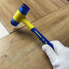 KLONKEE 1pc Professional Handheld Non-Slip Handle Rubber Hammer, Double-Sided Soft Hammer, (Hammer Head Size 25/30/Mm), Durable And Sturdy, Suitable For Jewelry Making, Leather Craft, Woodworking - Multicolor - View 8