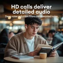 PHILIPS 飞利浦 TAT1320 轻巧无线耳机，蓝牙 6.0，真无线耳塞，运动耳机，通勤耳机，时尚耳机，高品质音频，符合人体工学设计，便携式音频设备，降噪功能，适合学生和通勤人士使用。 - 寶藍色 - 查看 7