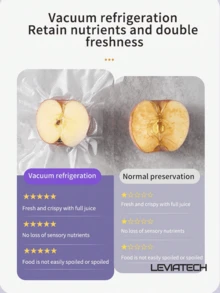 LEVIATECH 升级版智能 LED 显示屏封口机，USB 充电，锂离子电池，食物新鲜厨房收纳盒 | 现代厨房配件 | USB 充电设备，真空封口 - SJT-628 - 查看 5