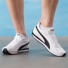 Giày thể thao cổ thấp nhẹ PUMA Turin 3 383037-06 - trắng đen - Xem 7