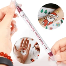 10 Colorful Double-Headed Temporary Tattoo Pens, Tattoo Templates + Tattoo Pen Sets, Both Ends Of Thick And Thin Lines Available, Suitable For Body And Facial Art, Decoration, Facial Makeup, Holiday Makeup And Dressing Gifts, DIY Making, Christmas Party Supplies, Creative Templates, Decorative Tattoos, High-Quality Fountain Pens, Double-Headed Markers, Makeup Templates, Tattoo Markers - Nhiều màu - Xem 6