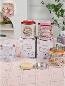 1 Nến thơm hình thỏ lớn, thời gian cháy lên đến 60 giờ, sáp đậu nành tự nhiên, thuần chay, nến trị liệu bằng hương thơm, giúp giảm căng thẳng và thư giãn, hương hoa quả tự nhiên tinh khiết, món quà hoàn hảo cho bạn gái, Ngày của Mẹ, Ngày Valentine, sinh nhật, Giáng sinh, tân gia. - Nhiều màu - Xem 3