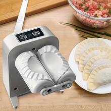 1. Electric Dumpling Maker, A Simple Automatic Household Dumpling Tool, Can Instantly Produce Evenly Shaped, Non-Stick Dumplings, Easy To Clean, Durable, USB Rechargeable, One Charge Can Make 1500 Dumplings, A Great Gift For Elders/Cooking Beginners. - Light Grey - View 7