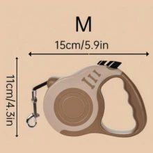 1pc HOLAPET Retractable Dog Leash - Brown - View 10