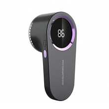 1个织物除毛器，电动毛球去除器，USB充电式毛衣除毛器，电动除毛器，LED显示屏，毛球去除器，球形去除器，便携式除毛器，适用于衣物、床上用品、家具、地毯、沙发、清洁用品、清洁工具 - 黑色 - 查看 13