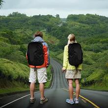 1pc Full Size Outdoor Backpack Rain Cover, Suitable For 20-70L Backpacks, High Quality Durable Nylon Waterproof Cover, Suitable For Hiking And Cycling, Lightweight And Wear-Resistant, Back To School Season - Multicolor - View 11