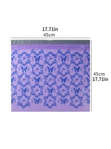 100 Pcs Lavender-Scented Drawstring Garbage Bags, Thick And Large Size, Multi-Purpose High-Density Polyethylene Disposable Mosquito Repellent Garbage Bags, Suitable For Kitchens, Bathrooms, Bedrooms, Living Rooms And Bathrooms