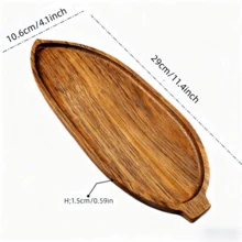 High Quality Wooden Jewelry Display Tray - Acacia Wood Ring, Earring, Bracelet, Necklace Stand, Elegant Presentation For Your Best Creations, Jewelry Tray - Brown - View 5