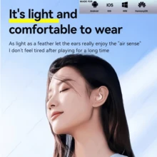 Tai nghe X55 mới, tai nghe âm thanh nổi ẩn, có mic, gọi HD, tai nghe ngủ không dây mini dành cho mọi điện thoại thông minh. - Nhiều màu - Xem 7