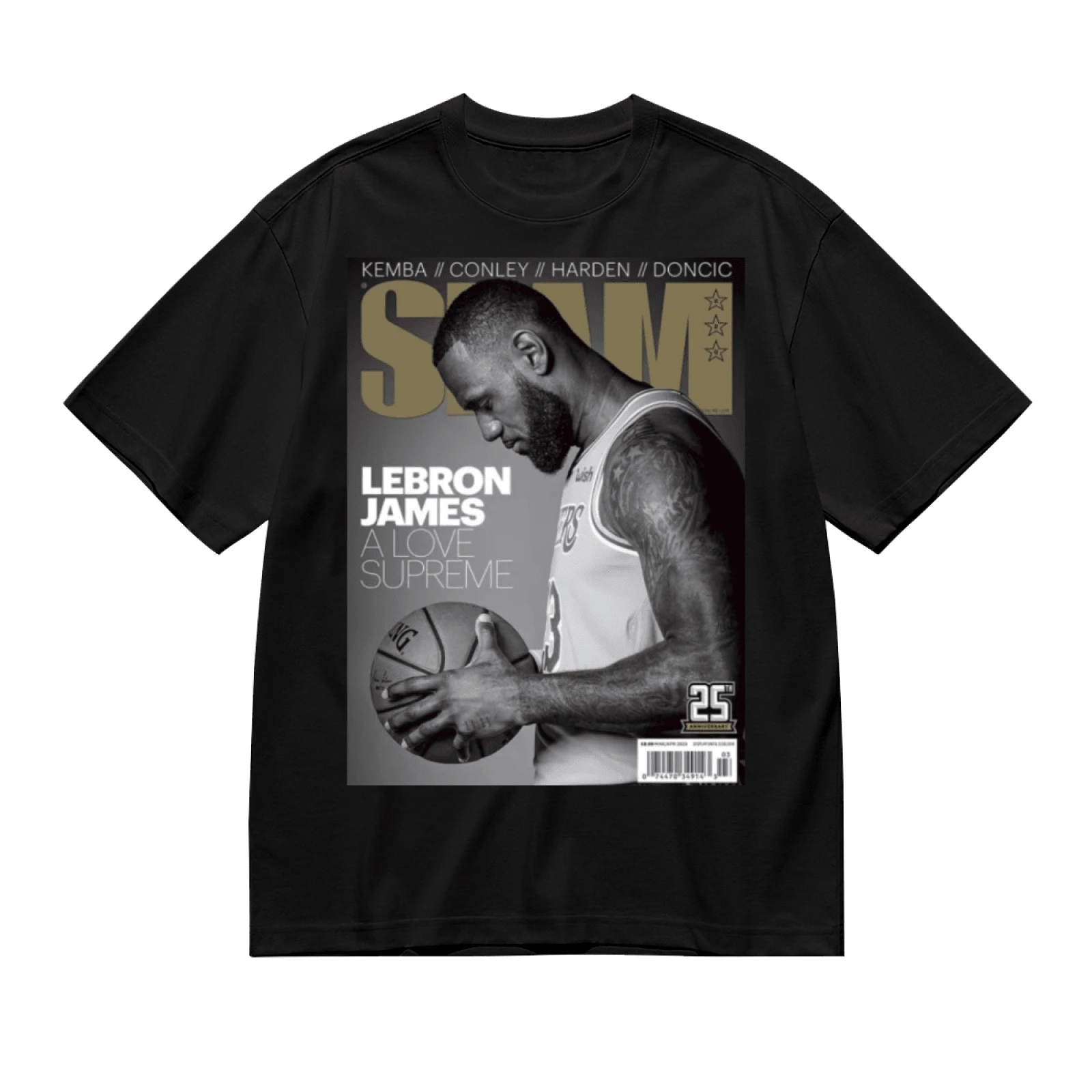 Basketball Love Theme Solid Crew Neck Tshirt Minimal Print Short Sleeve Casual Suitable For All Seasons Machine Wash For Casual Wear - 黑色 - 查看 1