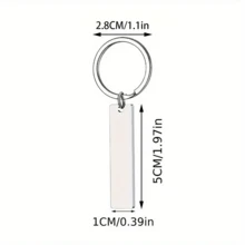 Inspirierender Schlüsselanhänger aus Edelstahl mit positivem Elefanten-Motiv für Herren, Auto, Rucksack Dekoration