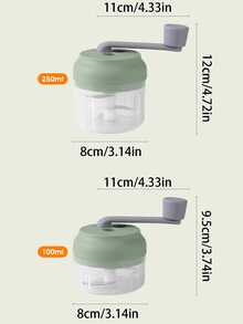 Mini Handheld Garlic Press, Garlic Crusher, Kitchen Garlic Chopper - Multicolor - View 10