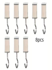 Cârlige adezive puternice detașabile, nu necesită găurire - Potrivite pentru birouri de studenți, birouri de birou, paturi de cămin, bucătării, băi, dulapuri, scaune auto - Cârlige gravitaționale multifuncționale pentru rucsacuri, umbrele, pălării și multe altele