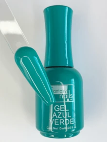 Azul Verde Gel Polish Fantasy Nails para uñas - #63 Azul Verde - Ver 5