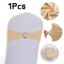 1-100 Stücke elastische Stuhlrückenbezüge mit Schnallenverschluss, Schleifendesign ohne Binden, geeignet zum Dekorieren von Stühlen bei Geburtstag, Hochzeit, Abschlussfeier, Willkommensparty, Hotel-Konferenzsaal, Auditorium - Verschiedenfarbig - Übersicht 68