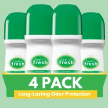 Avon Feeling Fresh Deodorant Antiperspirant Roll-On, 2.6 Fl. Oz (Pack Of 4) - Cảm giác sảng khoái - Xem 5