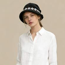 New Women's Fisherman's Hat With Colorful Braided Cord, Spring And Autumn Style, Face-Flattering Solid Color Hat, Available In Various Colors - Multicolor - View 7