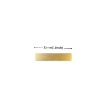 1.77 英寸实心黄铜自粘英文字母金属装饰墙贴，自粘字母和数字，适用于房屋地址牌、门牌号装饰、五金配件 - 金色 - 查看 15
