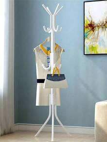 1 suport metalic pentru haine, înalt de 69 inci, cuier de podea, durabil și elegant, mobil, ușor de asamblat/dezasamblat, potrivit pentru sufragerie, hol, dormitor, birou, cadou de sărbători/Crăciun