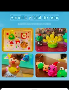 6 Packs Of 12 Colors Of Handmade Plasters, Develops The Brain, Each Pack With Tool. - Multicolor - View 3