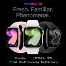 PANDA WATCH 11X 智能手表，支持蓝牙通话、信息提醒、NFC 近场通信、运动指导，3ATM 防水，2.08 英寸高清大屏 AI 手表，兼容 iOS/Android 系统 - 白色 - 查看 3